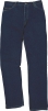 Kalhoty DELTA DALLAS dámské do pasu 100% bavlna rovný džínový střih kapsy u pasu a na hýždích tmavě modrý denim
