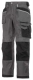 Profesionální pracovní kalhoty SNICKERS DuraTwill do pasu šedo/černé velikost 50