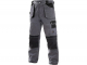 Montérkové kalhoty CXS Orion Teodor do pasu BA/PES reflexní obšívání zesílená kolena s kapsou na výztuhy šedo/černé