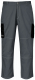 Montérkové kalhoty PW CARBON do pasu PES/BA 300g vsazené kapsy a kspsy na stehnech šedo/černé