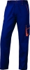 Montérkové kalhoty DELTA PLUS MACH 6 PANOSTYLE do pasu PES/bavlna rovný střih poutka na opasek modro/červené