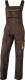Montérkové kalhoty DELTA PLUS MACH 6 PANOSTYLE s laclem PES/bavlna rovný střih pruženka v pase a na šlích hnědo/zelené
