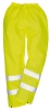 Kalhoty PW H441 Hi-Vis PES/PVC nepromokavé pružný pas 2 vodorovné a 2 svislé reflexní pruhy HV žlutá