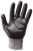 Protiřezné rukavice CUTSAFE ze šedé tkaniny HPPE a skelných vláken s pružným úpletem okolo zápěstí máčených v černé nitrilové pěně - Stránka se otevře v novém okně