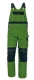 Montérkové kalhoty CERVA STANMORE s laclem 100 % bavlna zdvojená kolena kovové zipy trávově zelené/černé