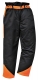 Kalhoty OAK do pasu pro práci s motorovou pilou černo/oranžové velikost XL