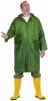 Plášť Cerva CETUS s kapucí PES/PVC raglánové rukávy tříčtvrteční voděodolný zelený