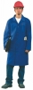 Pracovní plášť CXS VENCA tříčtvrteční délka s kapsami středně modrý