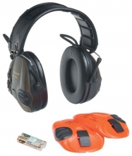 Mušlové chrániče sluchu 3M PELTOR SPORT TAC MT16H210F-478-GN elektronické s hlavovým temenním obloukem SNR 26 zelené