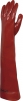 Rukavice Delta Plus VENITEX 600 bavlněný úplet máčený v PVC dlouhé 60 cm červené