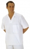 Košile pekařská krátký rukáv s rozhalenkou přes hlavu bílá velikost L