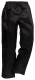 Kalhoty CHEFS Komfort PES/BA volný rovný střih elastický pas stahovací šňůrka v pase černé