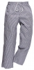 Kalhoty PW BROMLEY CHEFS elastický pas na šňůrku 100% bavlna kuchařské vzor pepito tmavě modro/bílé