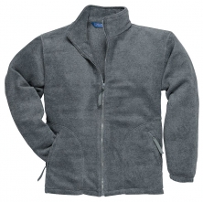 Mikina ARGYL HEAVY fleece zapínání na zip šedá velikost XL