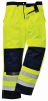 Kalhoty BIZFLAME MULTI do pasu antistatické elektroodolné nehořlavé výstražné svítivě žluté/tmavě modré velikost XL