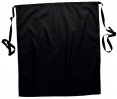 Zástěra PW Gastro Klasik Hope Kingsmill do pasu PES/bavlna zavazování na tkalouny 71 x 76 cm černá