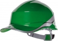 Přilba Delta Plus BaseBall Diamond V reflexní pruhy na skořepině nastavení posuvným páskem zelená