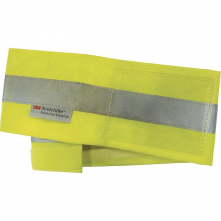 Pásek BRASSJA reflexní na ruku 50 x 9 cm upínání na suchý zip svítivě žlutý