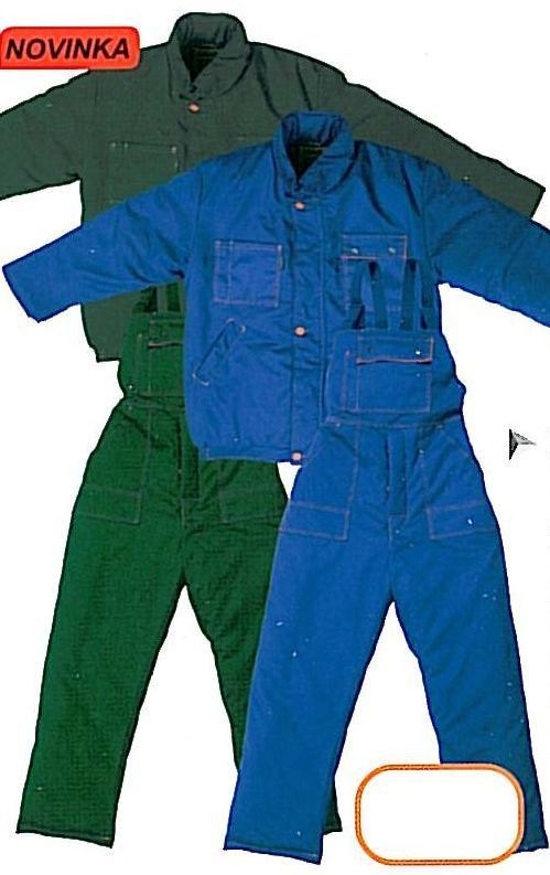 Montérkové kalhoty MACH WINTER laclové zateplené zelené velikost XXL