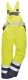 Kalhoty DUO TERMO laclové zateplené nepromokavé vysoce viditelná žluto/modrá velikost L