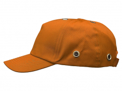 Čepice se skořepinou VOSS Cap Classic vzhled bejsbolky větrací otvory nastavení suchým zipem oranžová