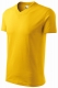 Tričko Malfini V-neck 160 bavlněné krátký rukáv průkrčník do "V" žluté